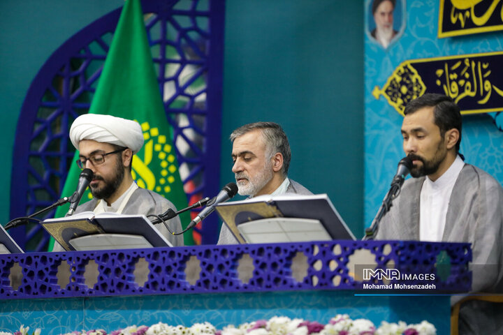 مراسم جزءخوانی قرآن کریم در حرم حضرت معصومه(س)