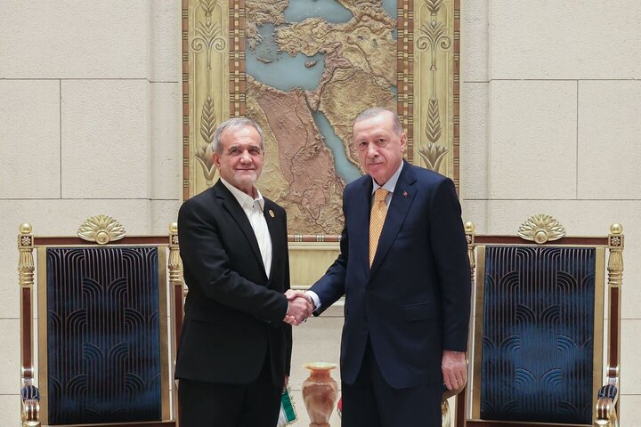 رئیس‌جمهور ترکیه عید نوروز را به پزشکیان تبریک گفت