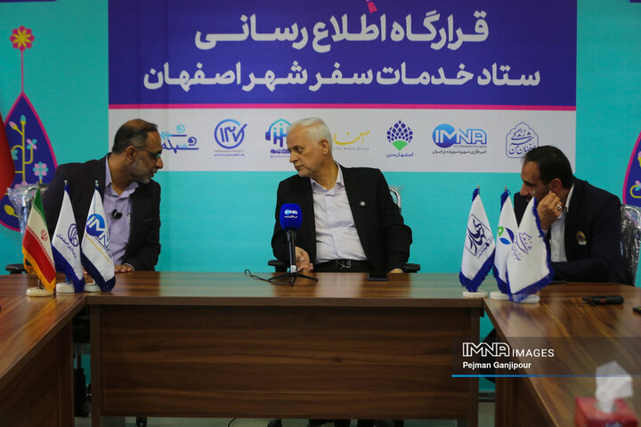 بازدید شهردار اصفهان از باغ فدک، ستاد هدایت سفر کیمیا و باغ گل‌ها