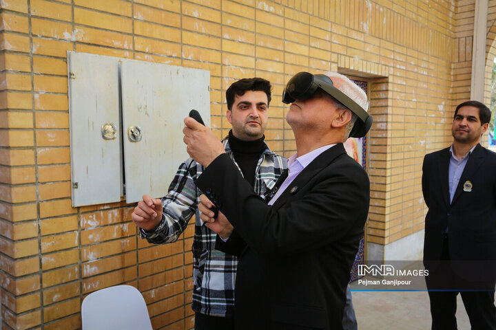 بازدید شهردار اصفهان از باغ فدک، ستاد هدایت سفر کیمیا و باغ گل‌ها