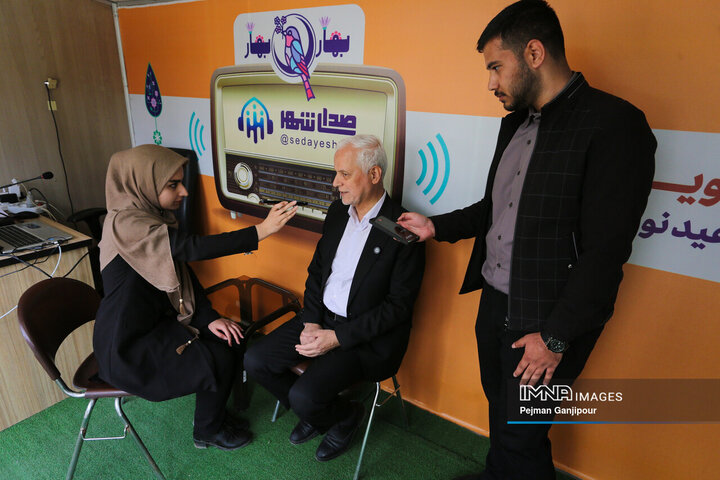 بازدید شهردار اصفهان از باغ فدک، ستاد هدایت سفر کیمیا و باغ گل‌ها