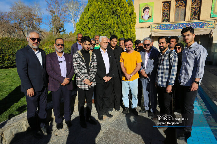 بازدید شهردار اصفهان از باغ فدک، ستاد هدایت سفر کیمیا و باغ گل‌ها