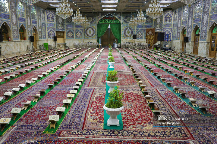 جزءخوانی قرآن کریم در حسینیه رضوی اصفهان