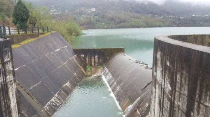 سرریز شدن سد میجران رامسر