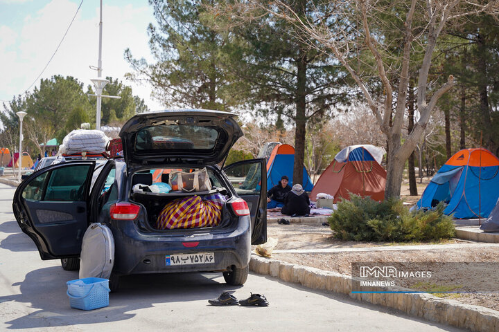 حال و هوای باغ فدک در پنجمین روز از تعطیلات نوروزی