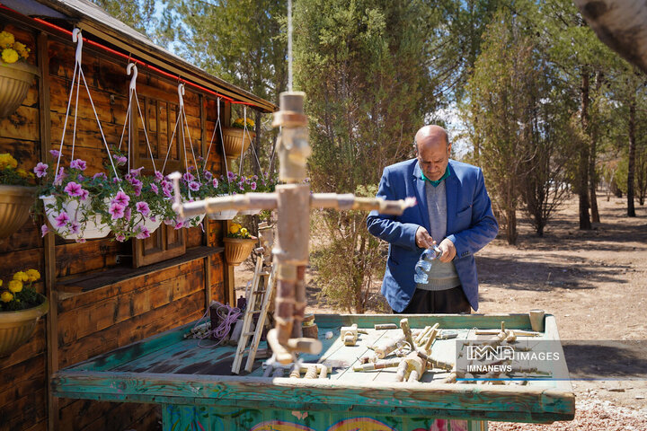 حال و هوای باغ فدک در پنجمین روز از تعطیلات نوروزی