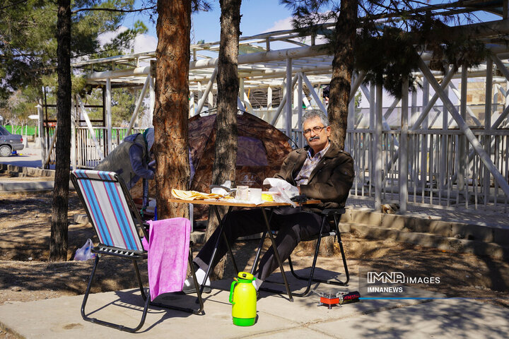 حال و هوای باغ فدک در پنجمین روز از تعطیلات نوروزی