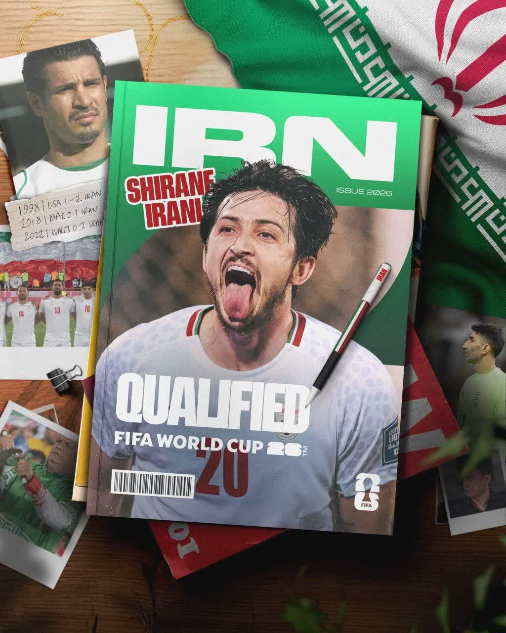 پوستر فیفا و AFC به بهانه صعود ایران به جامجهانی ۲۰۲۶ + عکس