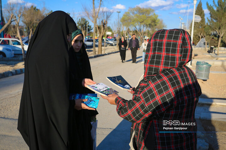 حال و هوای باغ فدک در پنجمین روز از تعطیلات نوروزی