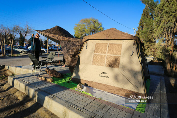 حال و هوای باغ فدک در پنجمین روز از تعطیلات نوروزی