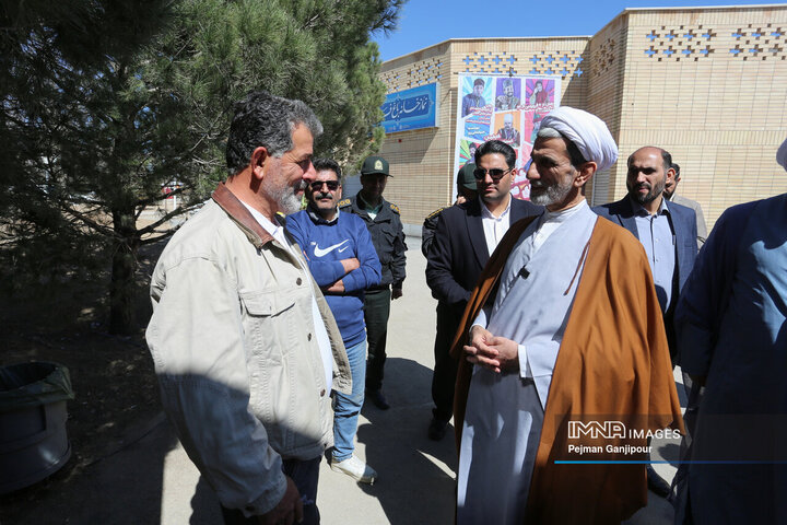 بازدید رئیس کل دادگستری استان اصفهان از مجموعه باغ فدک