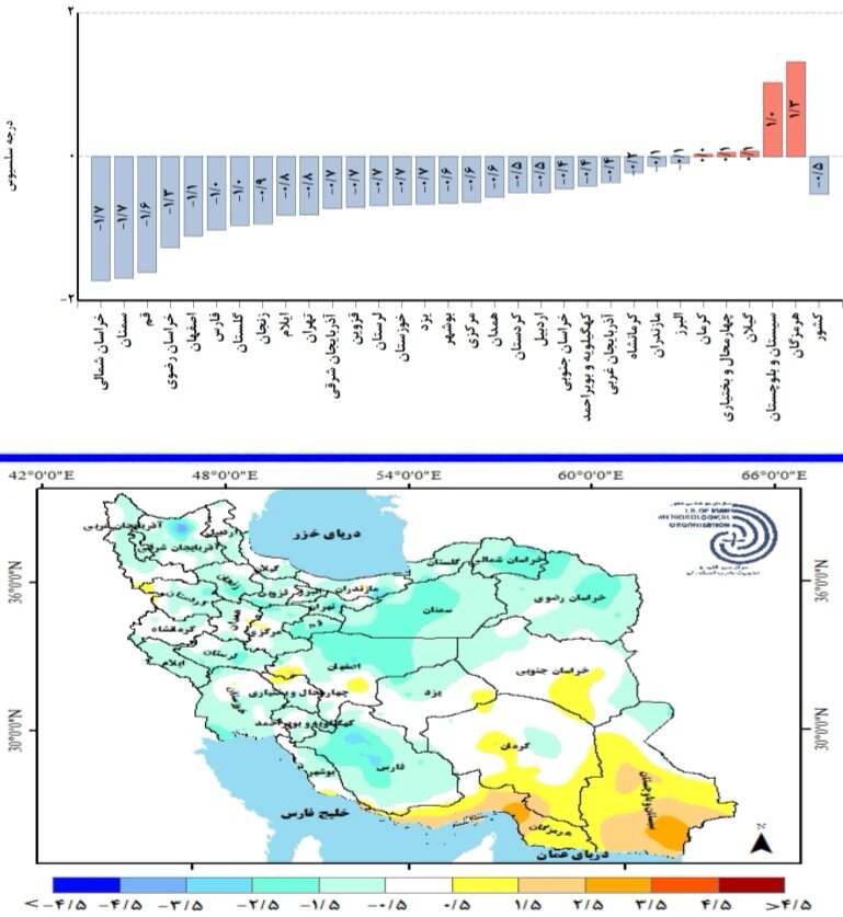 روند بارشها مثبت شد + جزئیات جدیدترین پیش بینی بارشها در ایران