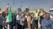 فیلم| راهپیمایی روز قدس در اهواز