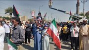 حضور پرشور مردم اهواز در راهپیمایی روز قدس