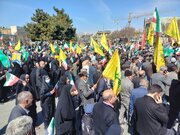 شکوه حضور مردم استان مرکزی در راهپیمایی روز قدس