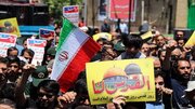 فیلم| حماسه‌ یزدی‌ها در راهپیمایی روز قدس