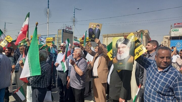 فیلم| راهپیمایی روز قدس در اهواز