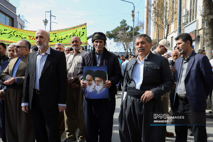 راهپیمایی روز قدس در سنندج