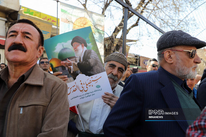 راهپیمایی روز قدس در سنندج