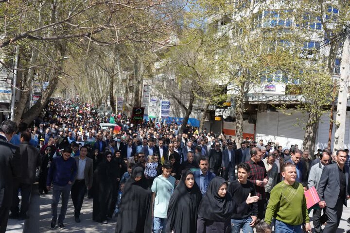 فیلم|حماسه‌آفرینی مردم لرستان در روز جهانی قدس