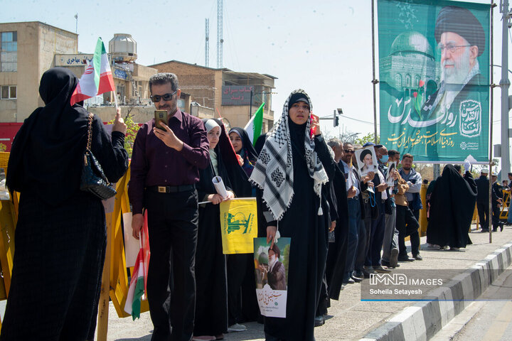 راهپیمایی روز قدس در شیراز