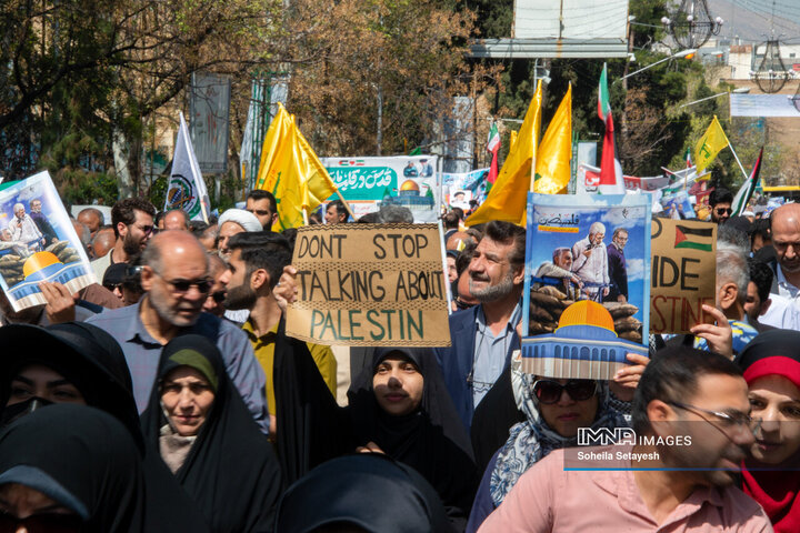راهپیمایی روز قدس در شیراز