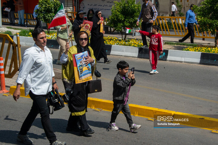 راهپیمایی روز قدس در شیراز