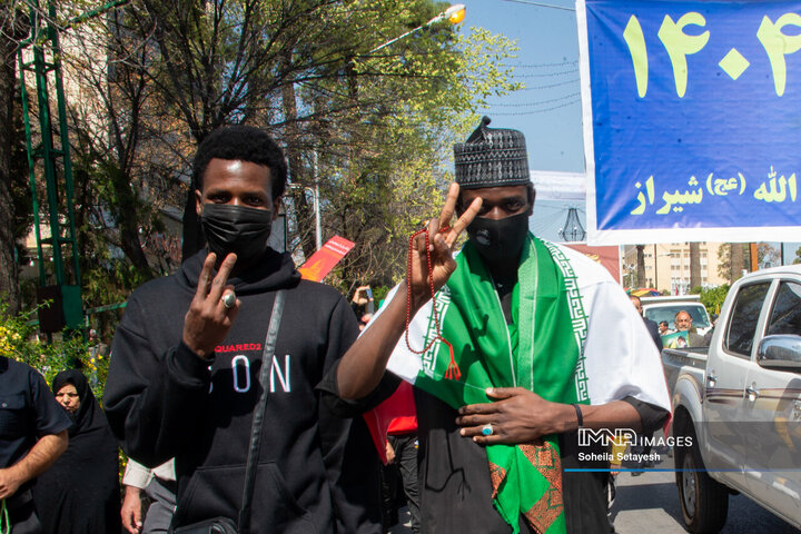 راهپیمایی روز قدس در شیراز
