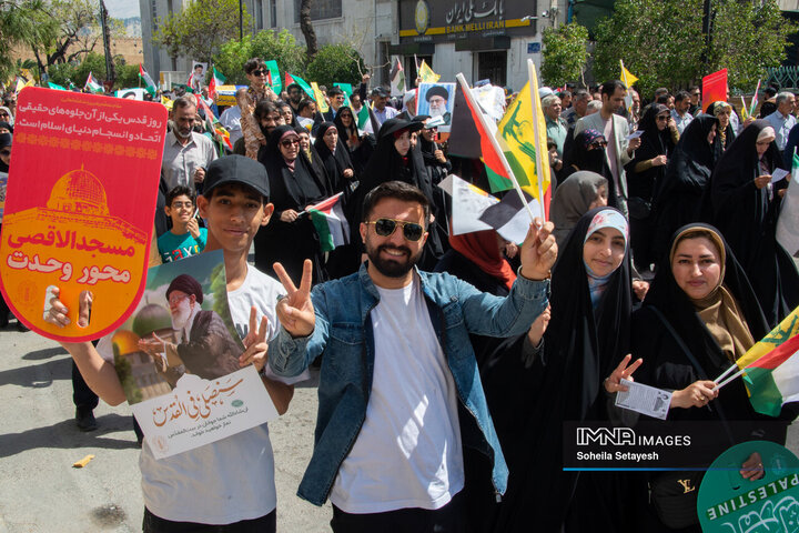 راهپیمایی روز قدس در شیراز