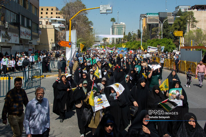 راهپیمایی روز قدس در شیراز