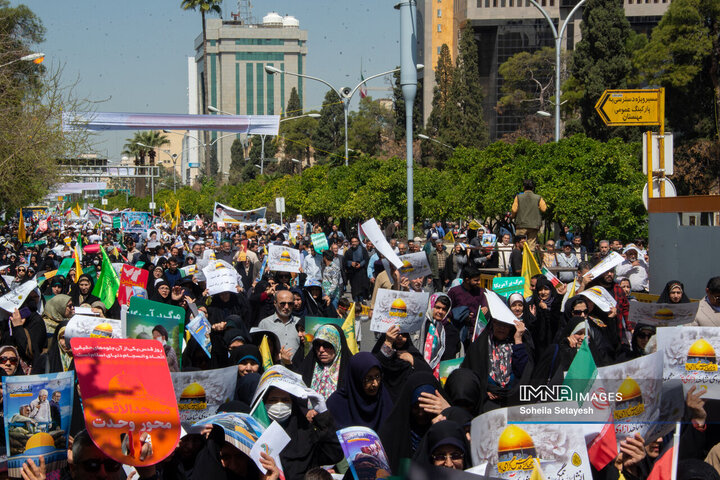 راهپیمایی روز قدس در شیراز