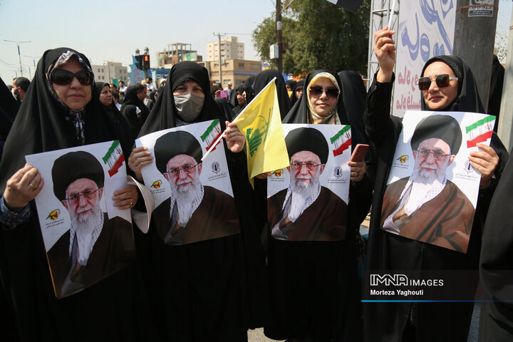 راهپیمایی روز قدس در اهواز