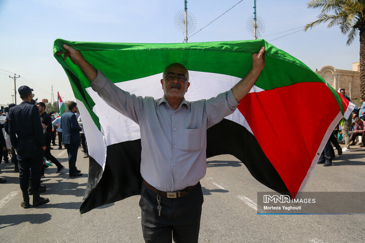 راهپیمایی روز قدس در اهواز