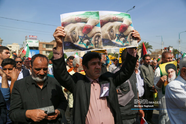 راهپیمایی روز قدس در اهواز