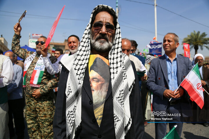 راهپیمایی روز قدس در اهواز