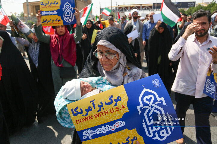 راهپیمایی روز قدس در اهواز