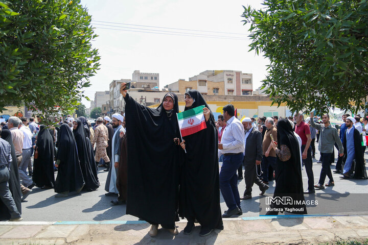 راهپیمایی روز قدس در اهواز