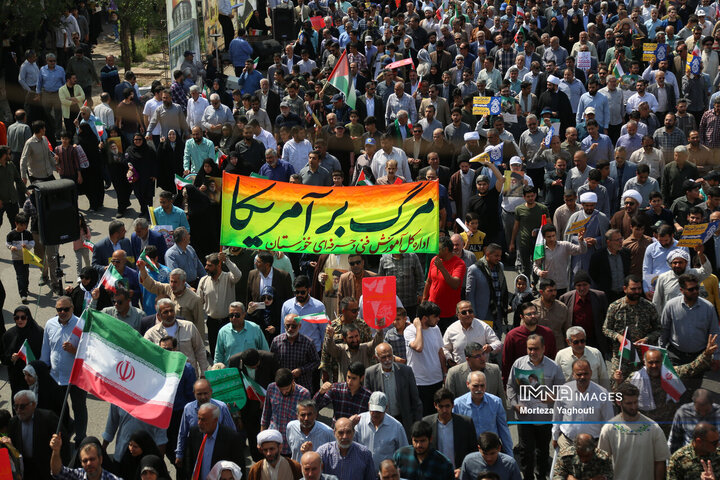 راهپیمایی روز قدس در اهواز