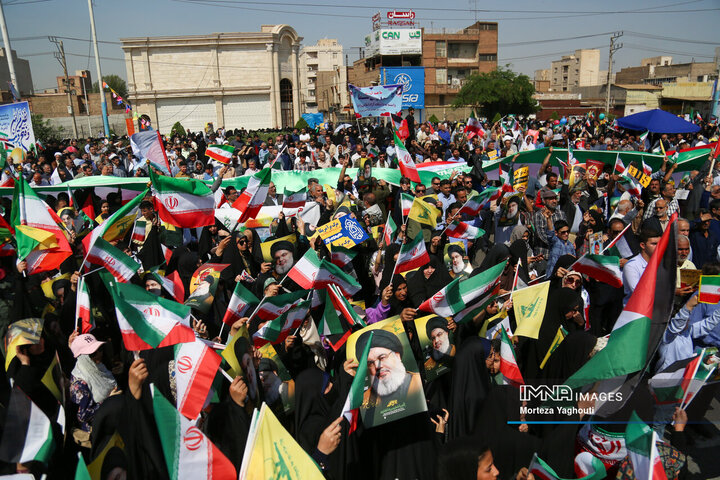 راهپیمایی روز قدس در اهواز