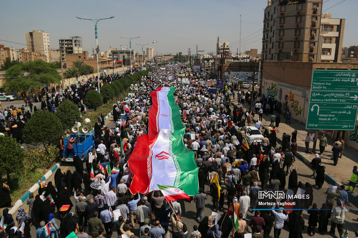راهپیمایی روز قدس در اهواز