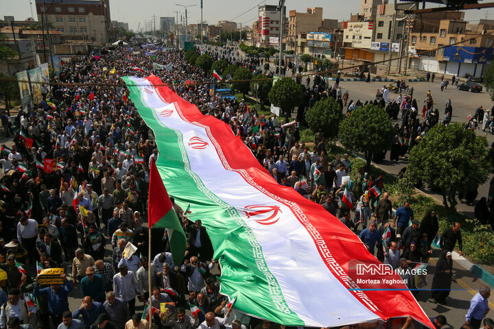 راهپیمایی روز قدس در اهواز