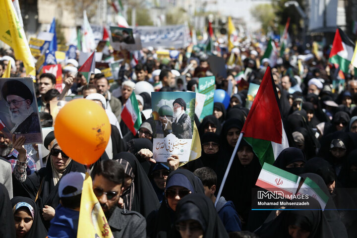 راهپیمایی روز قدس در قم