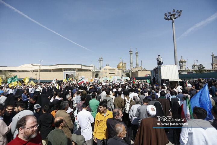 راهپیمایی روز قدس در قم