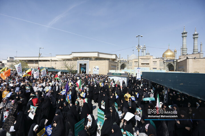 راهپیمایی روز قدس در قم