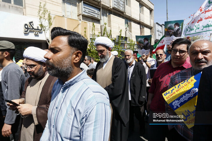 راهپیمایی روز قدس در قم