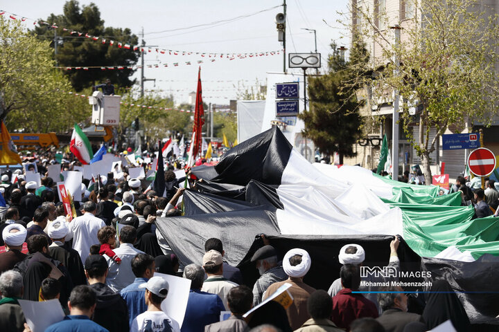 راهپیمایی روز قدس در قم