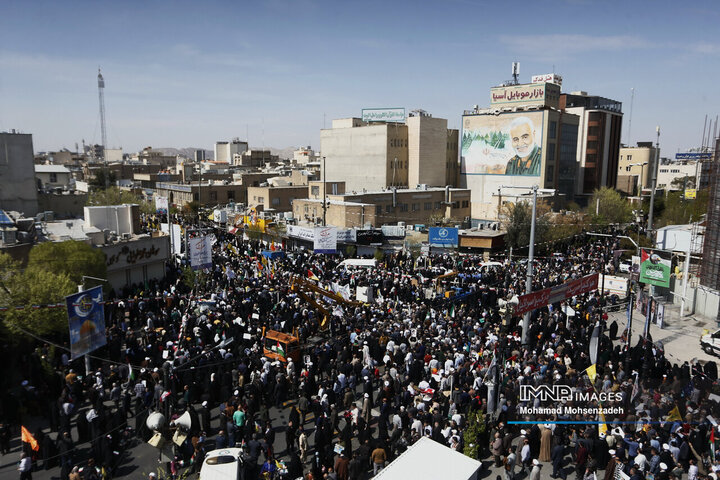 راهپیمایی روز قدس در قم
