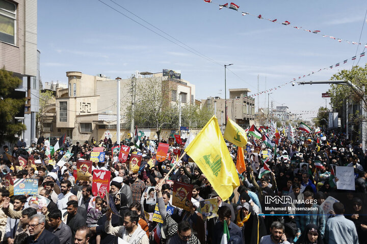 راهپیمایی روز قدس در قم