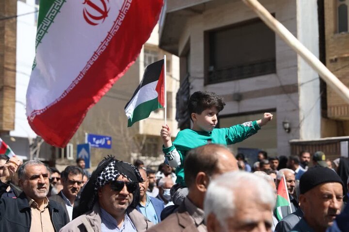 فیلم| حماسه حضور ایلامی‌ها در حمایت از مردم مظلوم فلسطین