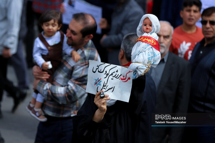 راهپیمایی روز قدس در همدان